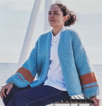Cardigan med store ærmer